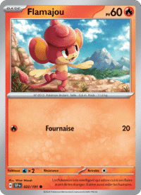 Flamajou 022/252 Pokémon EV08 : Étincelles Déferlantes - Français