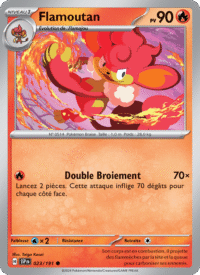 Flamoutan 023/252 Pokémon EV08 : Étincelles Déferlantes - Français