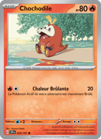 Chochodile 029/252 Pokémon EV08 : Étincelles Déferlantes - Français