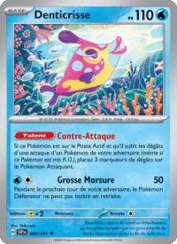 Denticrisse 049/252 Pokémon EV08 : Étincelles Déferlantes - Français