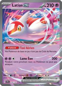Latias-ex 076/252 Pokémon EV08 : Étincelles Déferlantes - Français
