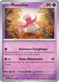 Plumeline 089/252 Pokémon EV08 : Étincelles Déferlantes - Français